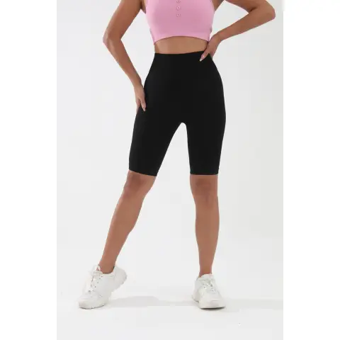 Women's sports shorts Black S size