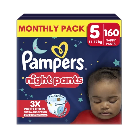 Baby-Dry Culottes de nuit pour bébé S5 MSB, 160 unités