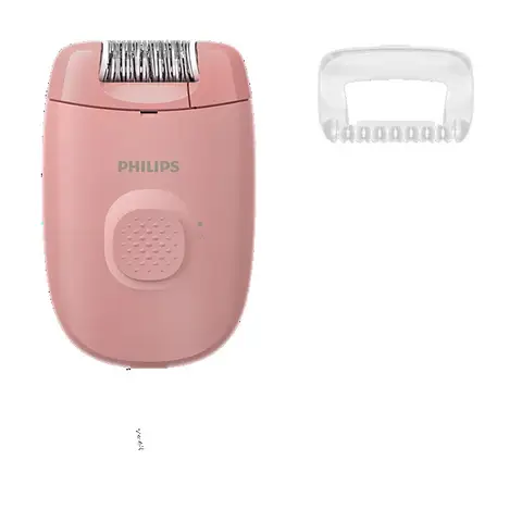 Philips Series 2000 BRE227/00 - Épilateur Électrique Filaire pour Jambes et Corps avec Accessoire de Massage - Rose