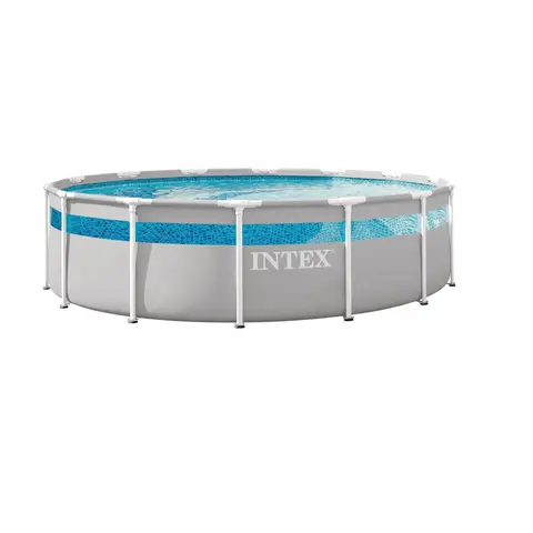 INTEX ClearView Piscine ronde tubulaire - Ø x H 4,27 m x 1,07 m
