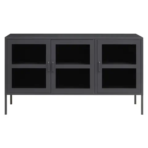 Interiors by Premier Sideboard Acier Metal Grey