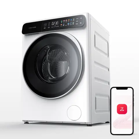 Roborock Zeo One Lave-Linge séchant avec technologie Zeo-cycle, algorithme RR Seafarer, système LintClear et dosage automatique, blanc - 10 kg/6 kg 