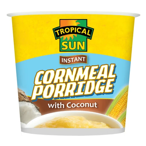 Tropical Sun Cornmeal Porridge Pots Coconut 70g