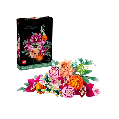 Lego 10342 Icons Botanical Pink Flower Bouquet
