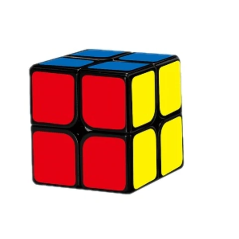 2x2 Traditional Sticker Speed Cube, 5.0CM Professional Puzzle Toy for Beginners
