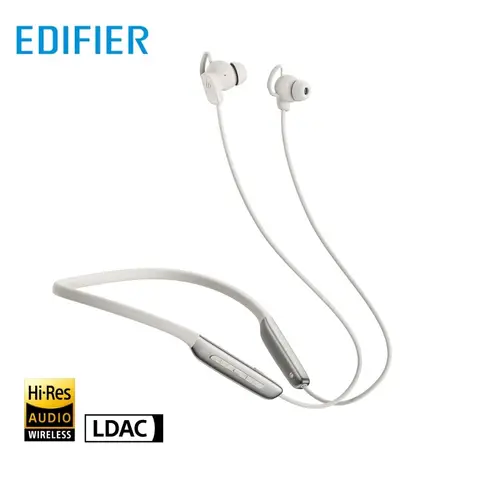 Edifier W280NB Pro Neckband Earbuds -45dB Hybrid Active Noise Cancelling Earphones Hi-Res Audio Bluetooth 5.4 Multipoint Connection