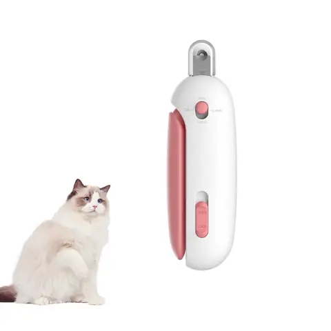 Petgravity Adjustable Pet Grooming Trimmer, Pink, Suitable for Cats and Small Pets of All Ages, Ergonomic Design