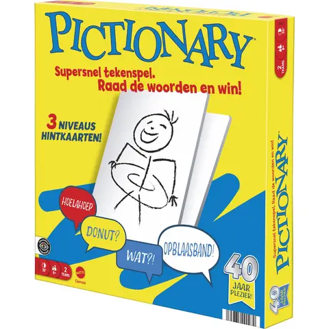 MATTEL Pictionary bordspel - 2 - 6 spelers