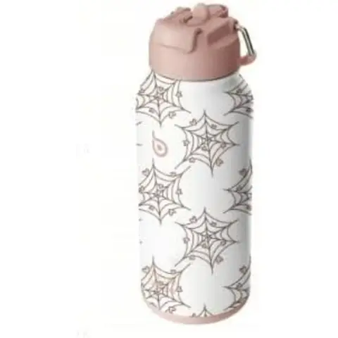 BOTTLE BOTTLE 32oz Insulated Water Bottle Stainless Steel Sport Water Bottle with Straw Dual-use Lid Design for Gym with Pill Box Cupid Web