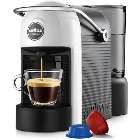 Lavazza A Modo Mio Jolie EVO Pod Coffee Machine, 0.6L Removable Water Tank, White - 18001424