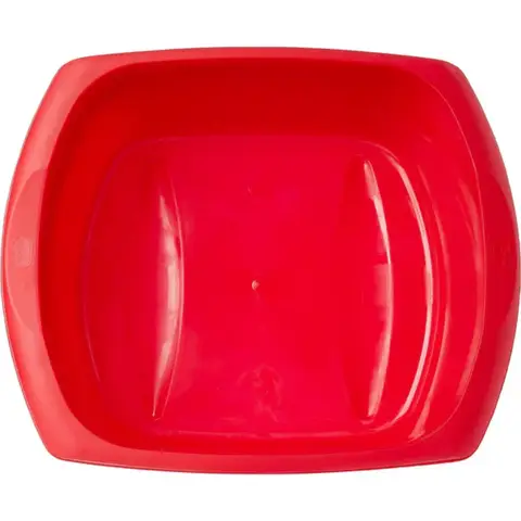 Addis Large Rectangular Washing Up Bowl, 9.5L - Red