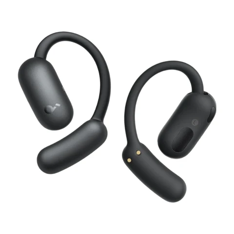 Soundcore AeroFit 2 kabellose Offenohr-Kopfhörer für Anrufe, Musik, Sport und Alltag – Schwarz
