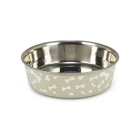 Petface Deli Bowl White Bones 21cm