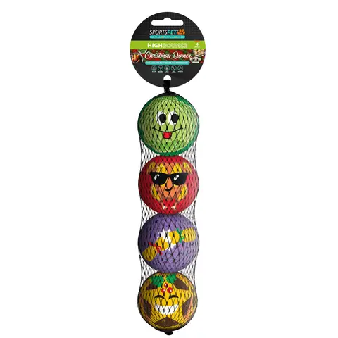 SPORTSPET High Bounce XMAS Dinner 4 Pack 