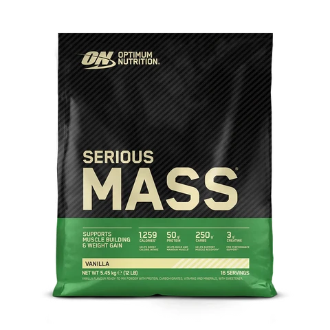 Optimum Nutrition Serious Mass vanille - 5,45 kg