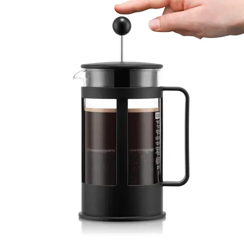 Bodum KENYA 1L - 8 Cups - French Press Coffee Maker - Black