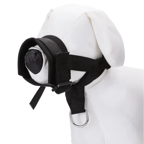 Verstellbarer Nylon-Hundemaulkorb Größe XL, Schnauzenumfang 23-34 cm, Halsriemen Breite 2,5 cm