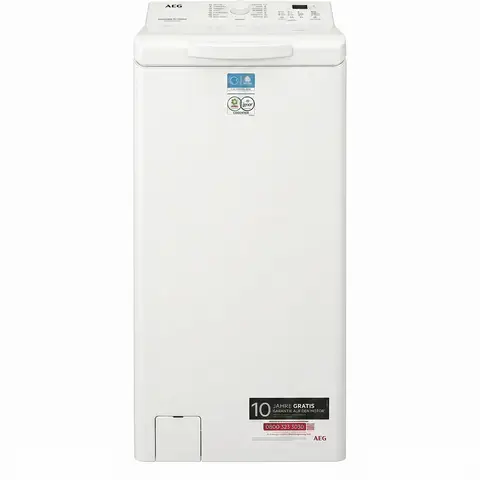AEG Waschmaschine Toplader, 40 cm, 6 kg, Serie 6000 ProSense - Mengenautomatik - Smarte Beladungserkennung, A, Nachlegefunktion, Wasserstopp & -Schutzalarm, Inverter Motor, 1400 U/min, LTR6A41460 [Energieklasse A]
