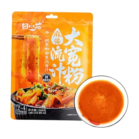Tian Xiao Hua Potato Board Noodle with Sesame Soup Base Bag, 268g