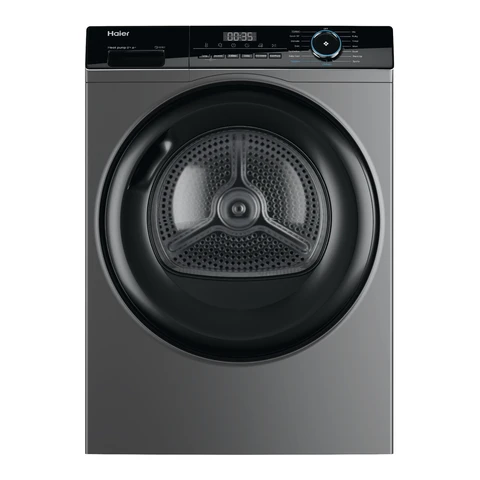 Haier I-Pro Series 3 Heat Pump Tumble Dryer HD80-A2939R-UK 8kg, A++ Energy Rated, Graphite