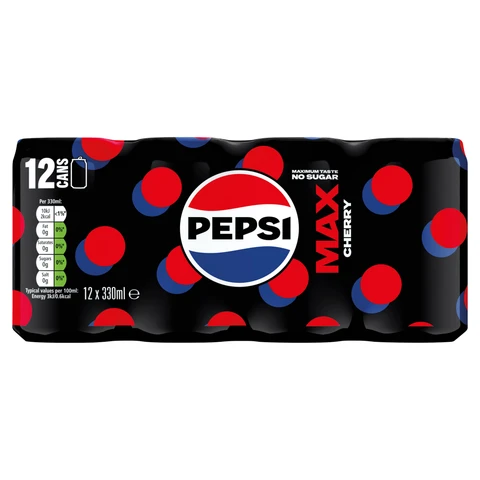 PEPSI Max Cherry 12 X 330ml