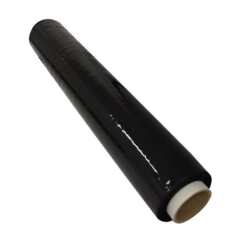 Triplast  Pallet Wrap 500mm x 200m, 25mu Black 12 Rolls