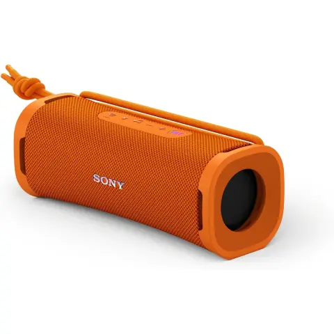 Sony ULT Field 1 Kabelloser tragbarer Bluetooth-Lautsprecher mit ULT Power Sound, kraftvollem Bass, IP67, wasserdicht, staubdicht, stoßfest, 12-Stunden-Akku, klare Gesprächsqualität, Outdoor – Orange