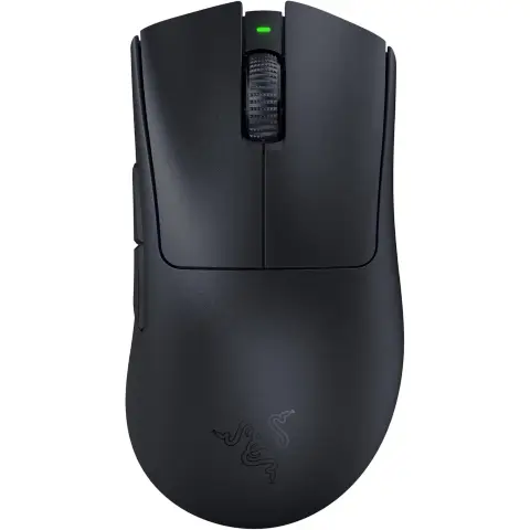 Razer DeathAdder V3 Pro - Leichtes kabelloses ergonomisches E-Sport-Maus (leichtes Design von 63 g, Focus Pro 30K Optischer Sensor, Gen-3 Maustasten, HyperSpeed ​​Wireless) Schwarz