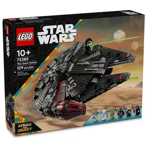 LEGO Star Wars 75389 Coffret Reconstruire la Galaxie : Le Faucon Obscur