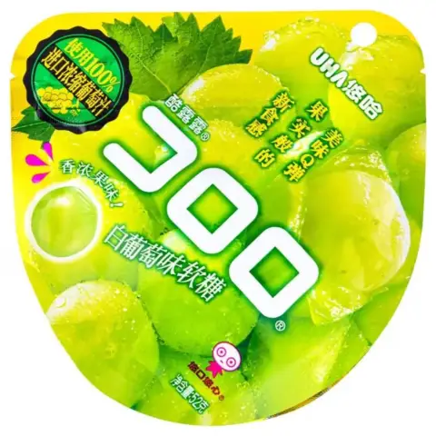 UHA Gummy Candy White Grape 悠哈酷露露軟糖-白葡萄52g