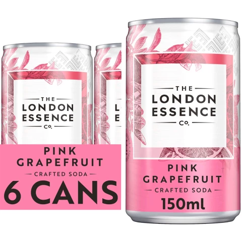 London Essence Pink Grapefruit 6 X 150Ml