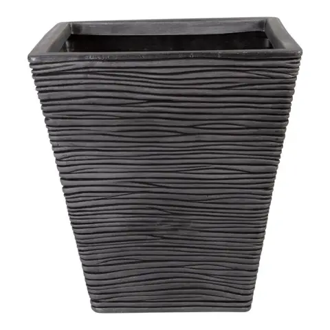 Amalfi Tapered Small 36cm x 36cm x 39cm-Pewter