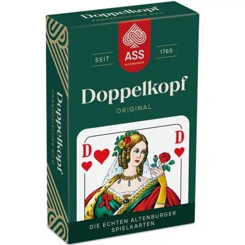 ASS Altenburger FSC Doppelkopf, französisches Bild, in Faltschachtel, White