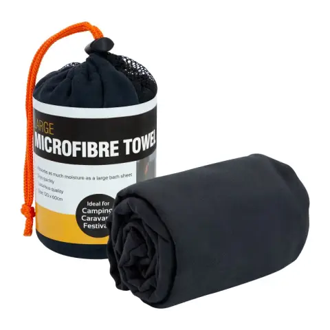 Milestone Large Microfibre Towel With Net Carry Bag
