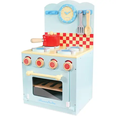 Le Toy Van Wooden Original Kitchen Oven & Cooker Play Set