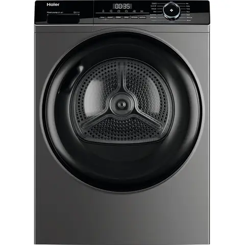 Haier HD100-A2939R I-Pro Series 3 Heat Pump Tumble Dryer 10kg - Graphite - A++ Rated