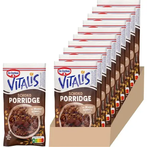 Oetker Vitalis Chocolate Porridge 61 g * 10 1