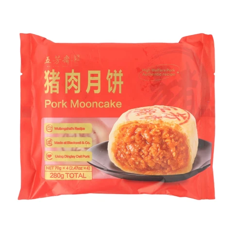 Wu Fang Zhai Pork Mooncake 70g*4