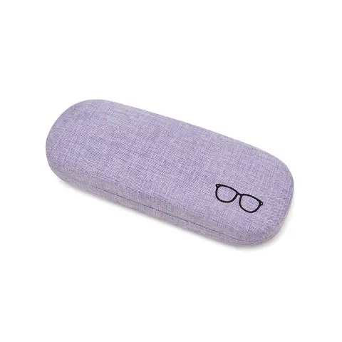 Hard Shell Eyeglasses Case, Portable Protective Glasses Case for Eyeglasses & Sunglasses Storage (Purple)