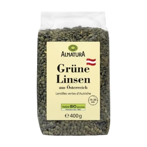 Alnatura Bio Grüne Linsen 400 g
