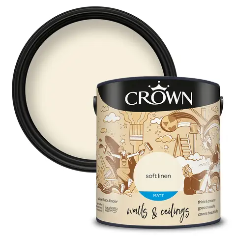 CROWN Matt Emulsion Soft Linen 2.5L