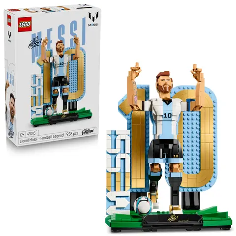 LEGO Editions Football 43015 Lionel Messi – Fußballlegende