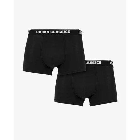 Urban Classics Modal Boxershorts 2er-Pack Unterwäsche - Hose schwarz Gr. S