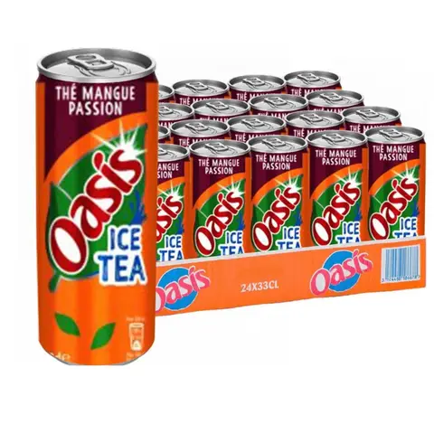 OASIS Soda thé mangue passion can pack 24x33cl
