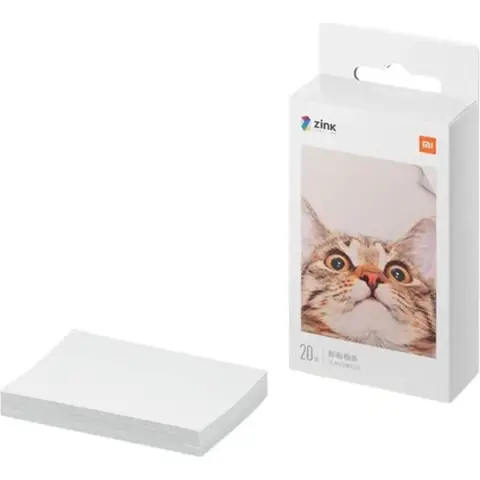 Xiaomi Tragbarer Fotodrucker Papier 3″ Zoll 20 Blatt Papier
