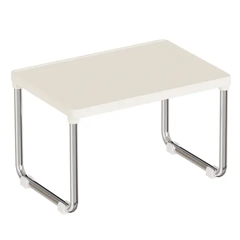 JORDAN&JUDY Telescopic Storage Shelf Dorm Bathroom Home Use Countertop Multi-Functional Organizer - High Version 20*31.5*18.5cm 1 pc