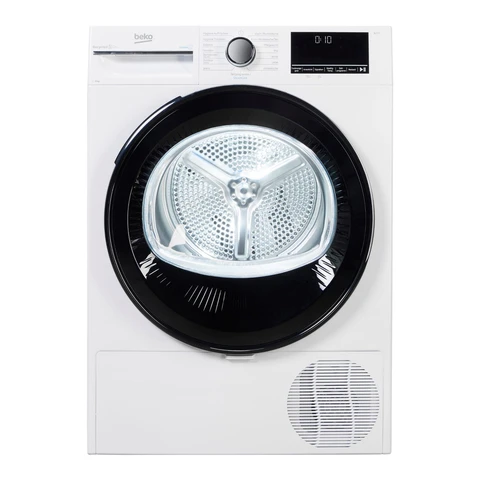Beko B3TO82C9W Wärmepumpentrockner, 8 kg Fassungsvermögen, weiß [Energieeffizienzklasse C]