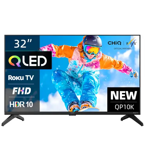 CHiQ 32QP10K HD Smart QLED Roku TV HDR10