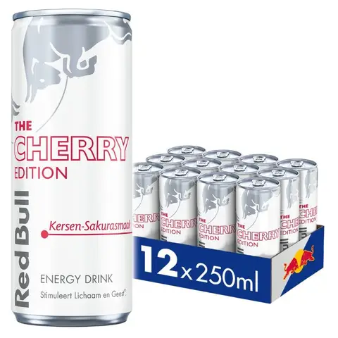 Red Bull Energy Drink The Cherry Edition Sakura 12 x 250 ml