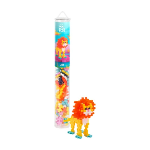 Plus Plus - Lion / 100 pcs Tube - (4324)